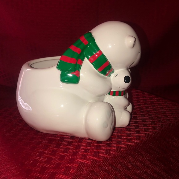Teleflora Coca Cola Polar Bear Planter - Picture 2 of 5
